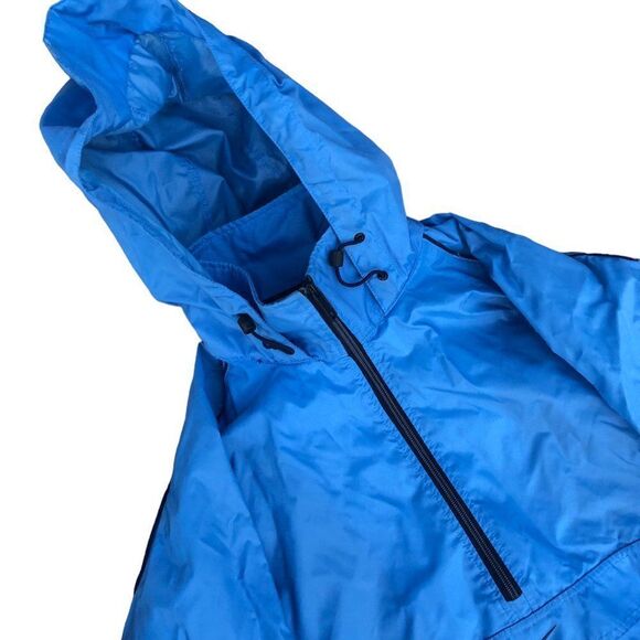 VINTAGE nike jacket windbreaker medium blue BIG SWOOWSH - Picture 10 of 11